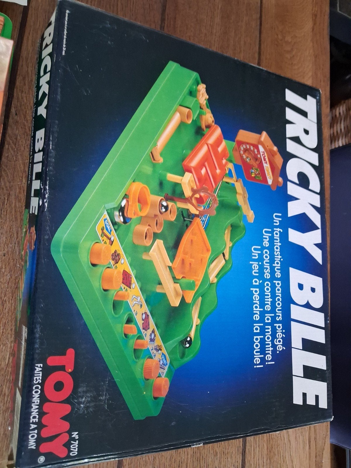 tricky ball bal spel bordspel vintage tomy, Ophalen of Verzenden, Gebruikt