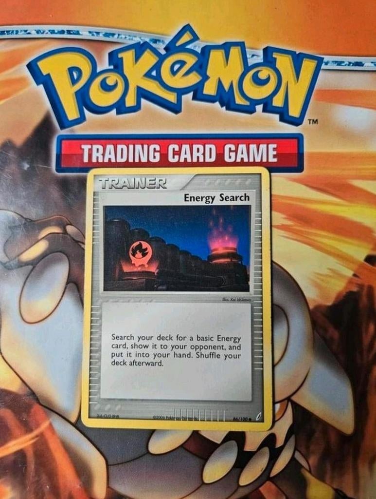 Energy search 86/100 Ex Crystal Guardians pokemon kaart, Ophalen of Verzenden, Gebruikt