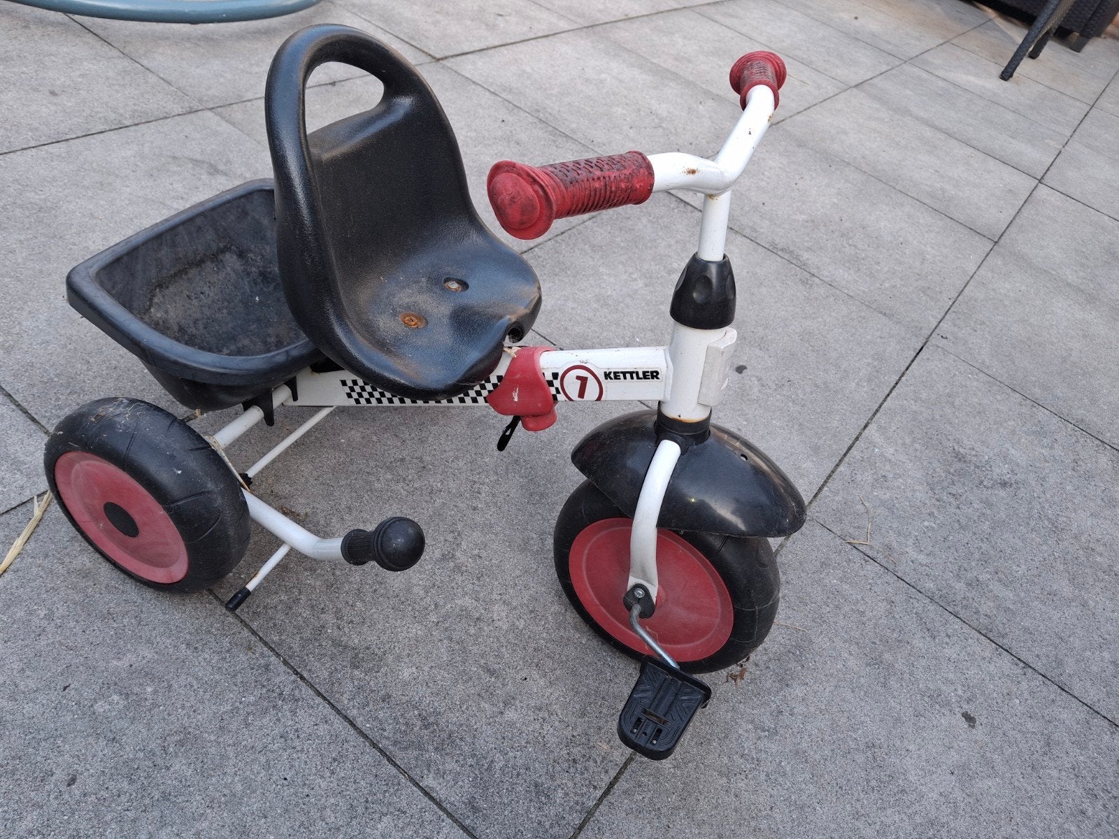 Kettler driewieler met kiepbakje, Ophalen, Gebruikt