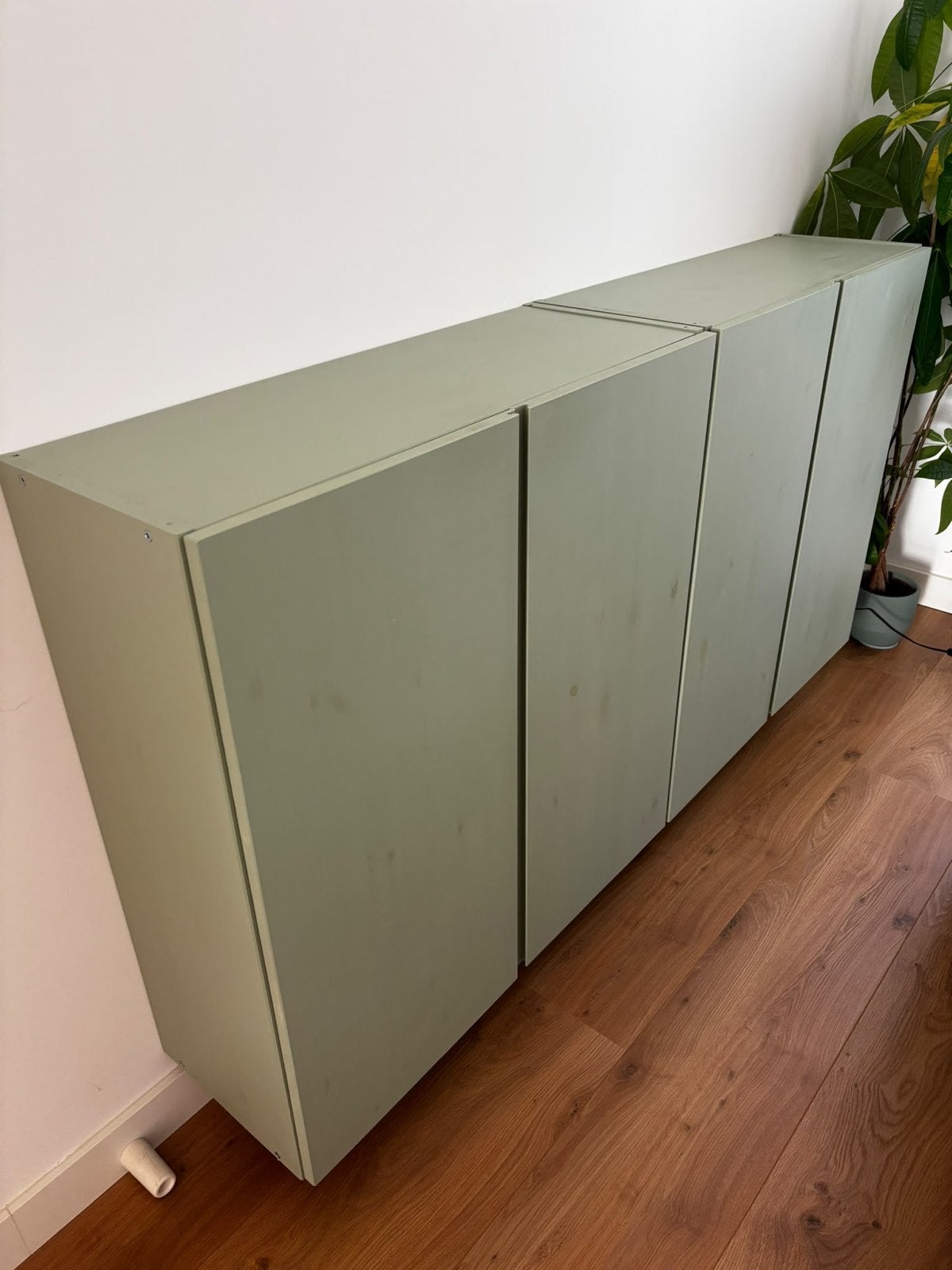 IKEA IVAR kast, grenen, geverfd in saliegroen, Ophalen, Gebruikt