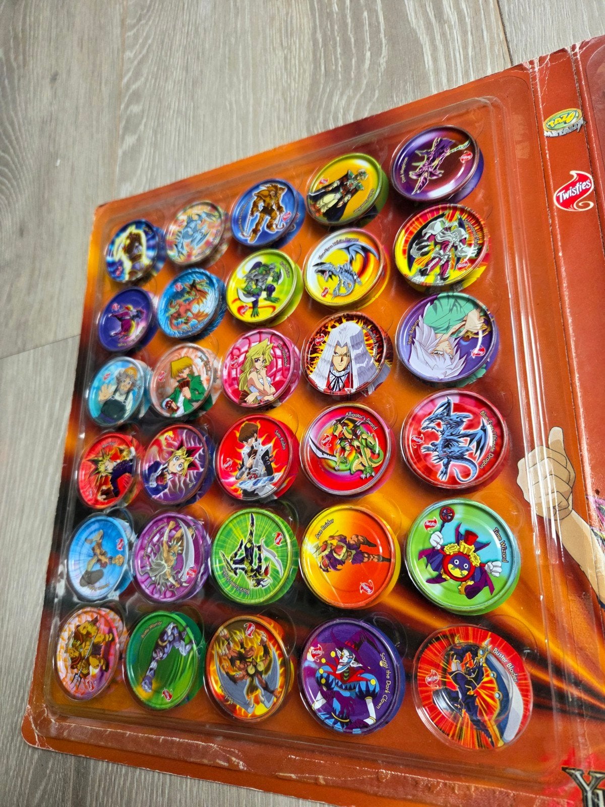 Yu-gi-oh Collector's album - Tazo Metalix Twisties, Ophalen of Verzenden, Gebruikt