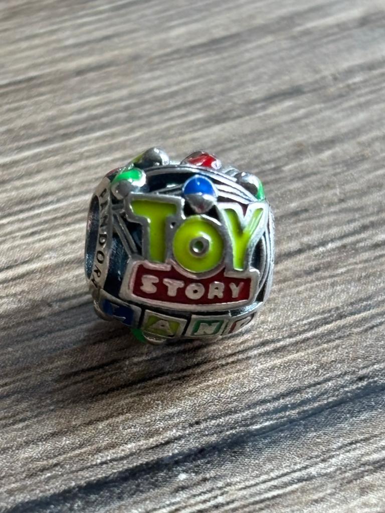 Pandora Disney Toy Story  Bedel Zilver, Sieraden, Tassen en Uiterlijk, Bedels, Verzenden, Pandora, Zo goed als nieuw, 1 bedel