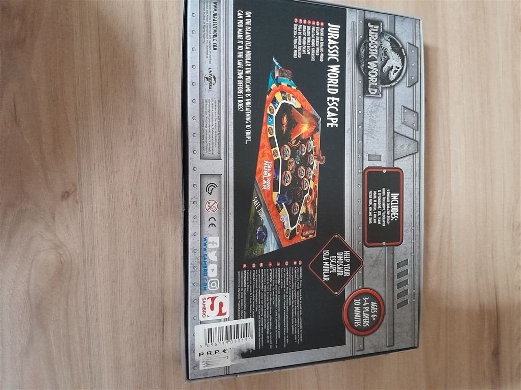 Jurassic world escape - s3287, Hobby en Vrije tijd, Gezelschapsspellen | Bordspellen, Verzenden, Zo goed als nieuw