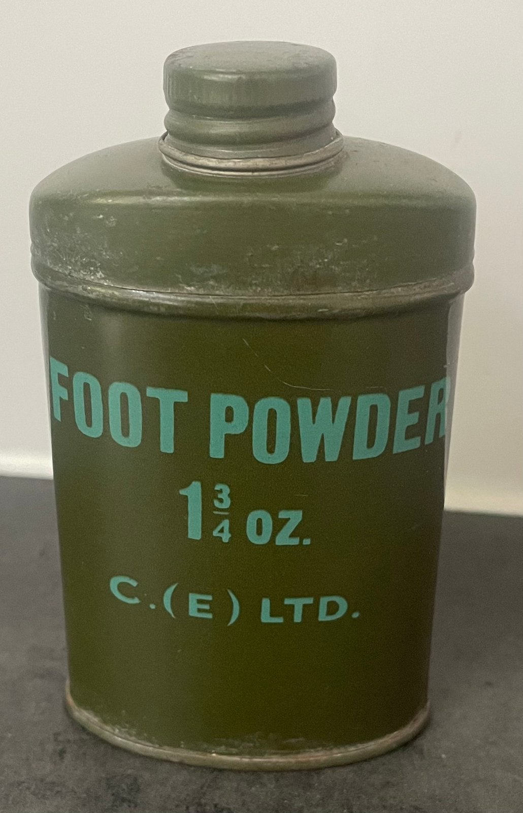 Brits Foot Powder blikje WO2 no. 3, Ophalen of Verzenden, Engeland