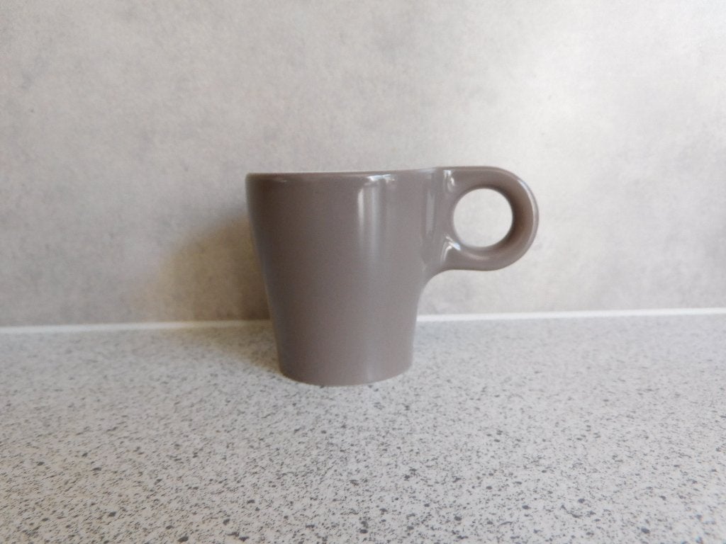 Kopje 80 ml. Taupe One Simon Levelt, Overige merken, Ophalen of Verzenden, Zo goed als nieuw, Overige stijlen