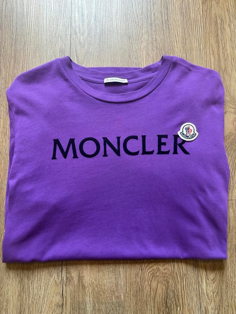 Moncler shirt - Paars - S - ZGAN, Ophalen of Verzenden, Gedragen, Maat 48/50 (M), Paars