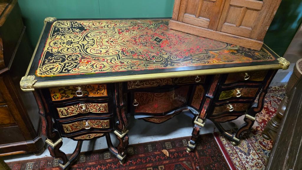 Boulle tafel / bureau / dressoir, Antiek en Kunst, Ophalen
