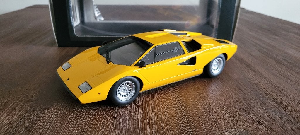 Lamborghini Countach LP400 1/18 Kyosho Ousia, Ophalen of Verzenden, Zo goed als nieuw, Auto, Kyosho