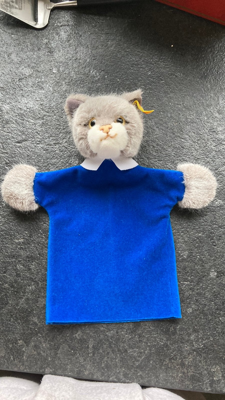 Steiff poppekastpop steiff poes, Ophalen of Verzenden