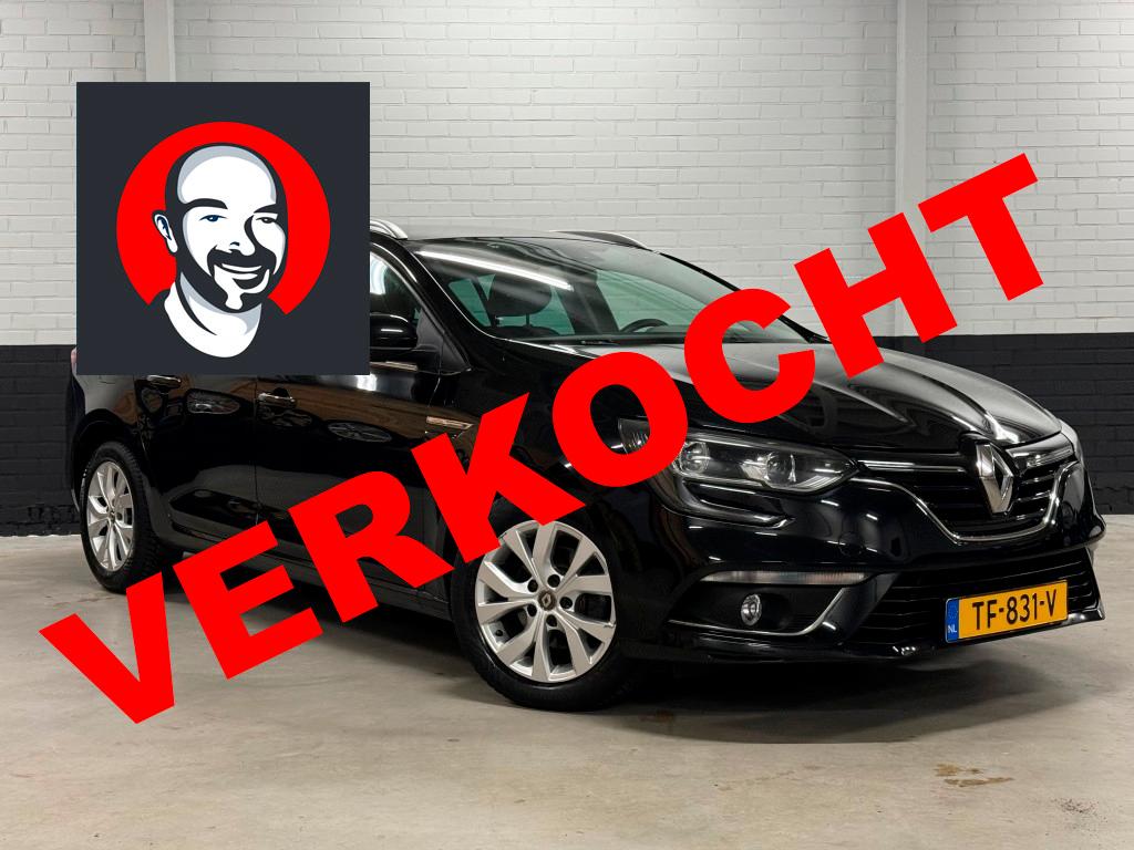 Renault Mégane Estate 1.3 TCe Limited Carplay, Keyless, Tre, Gebruikt, 4 cilinders, Met garantie (alle), Zwart