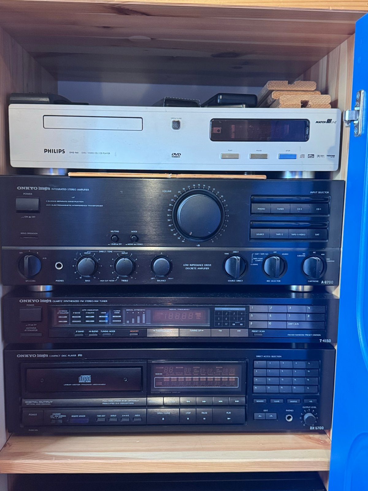 Diverse audioapparatuur: versterkers, tuners, cd-spelers, sp, Gebruikt, Losse componenten, Cd-speler, Ophalen