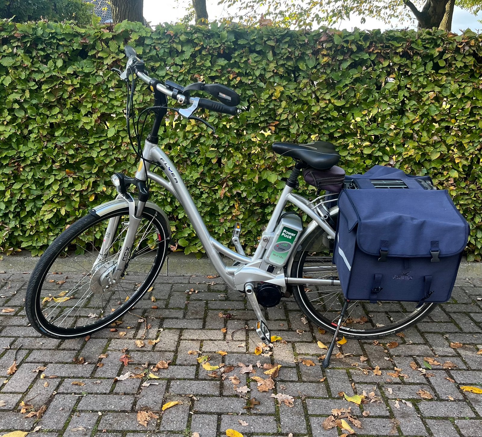 Flyer Elektrische fiets Middenmotor 28 inch Frame 53 cm, Zo goed als nieuw, 51 tot 55 cm, 50 km per accu of meer, Ophalen