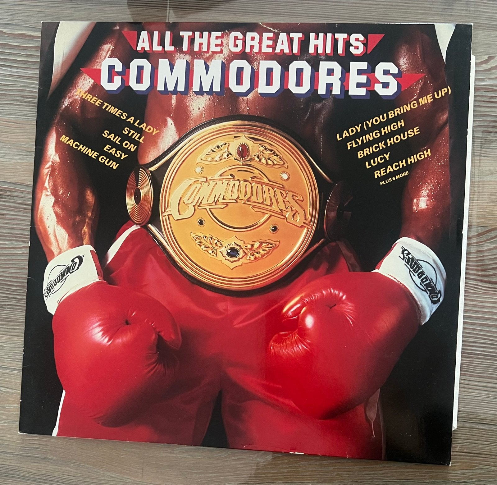 Commodores - All The Great Hits LP (Pop, Soul, Funk), Ophalen, LP, Gebruikt, Complilatie