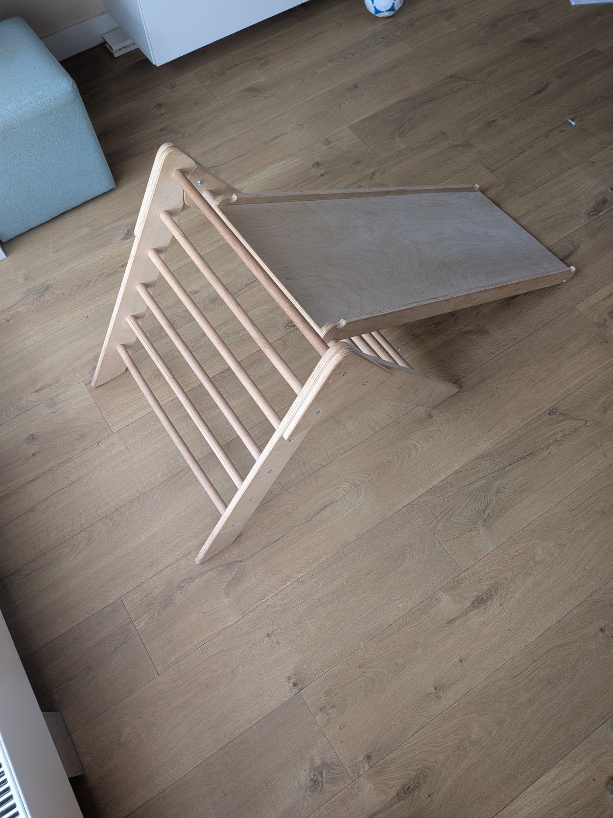 Houten Klimrek met Glijbaan en Klimwand voor Kinderen, Kinderen en Baby's, Speelgoed | Houten speelgoed, Ophalen, Zo goed als nieuw