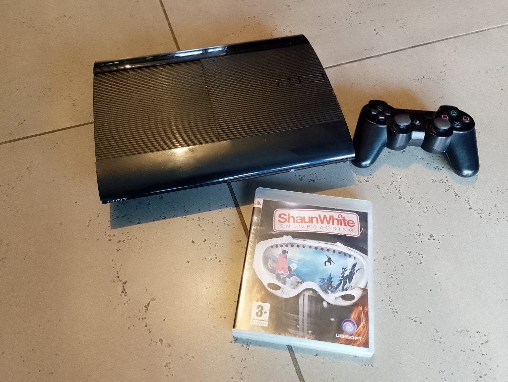PlayStation 3 Super Slim (Zwart), Gebruikt, Ophalen of Verzenden, 500 GB, Met 1 controller