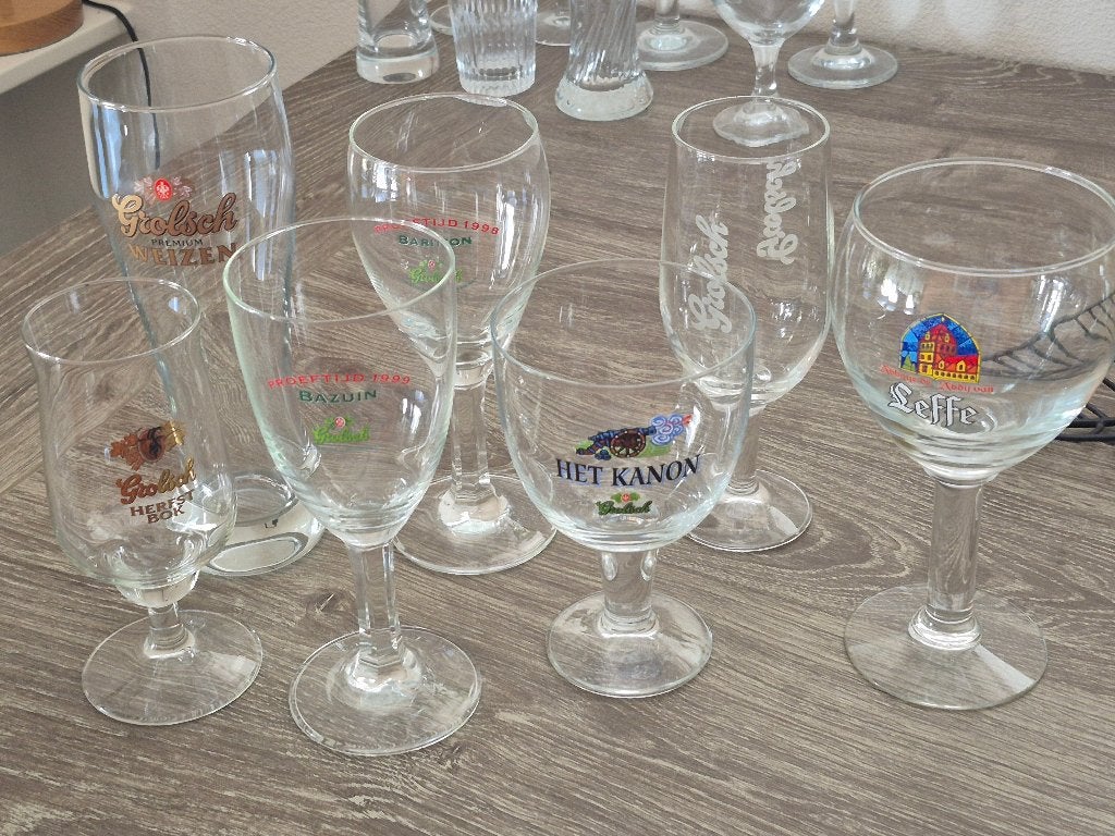 bierglazen, Verzamelen, Ophalen of Verzenden, Zo goed als nieuw, Bierglas