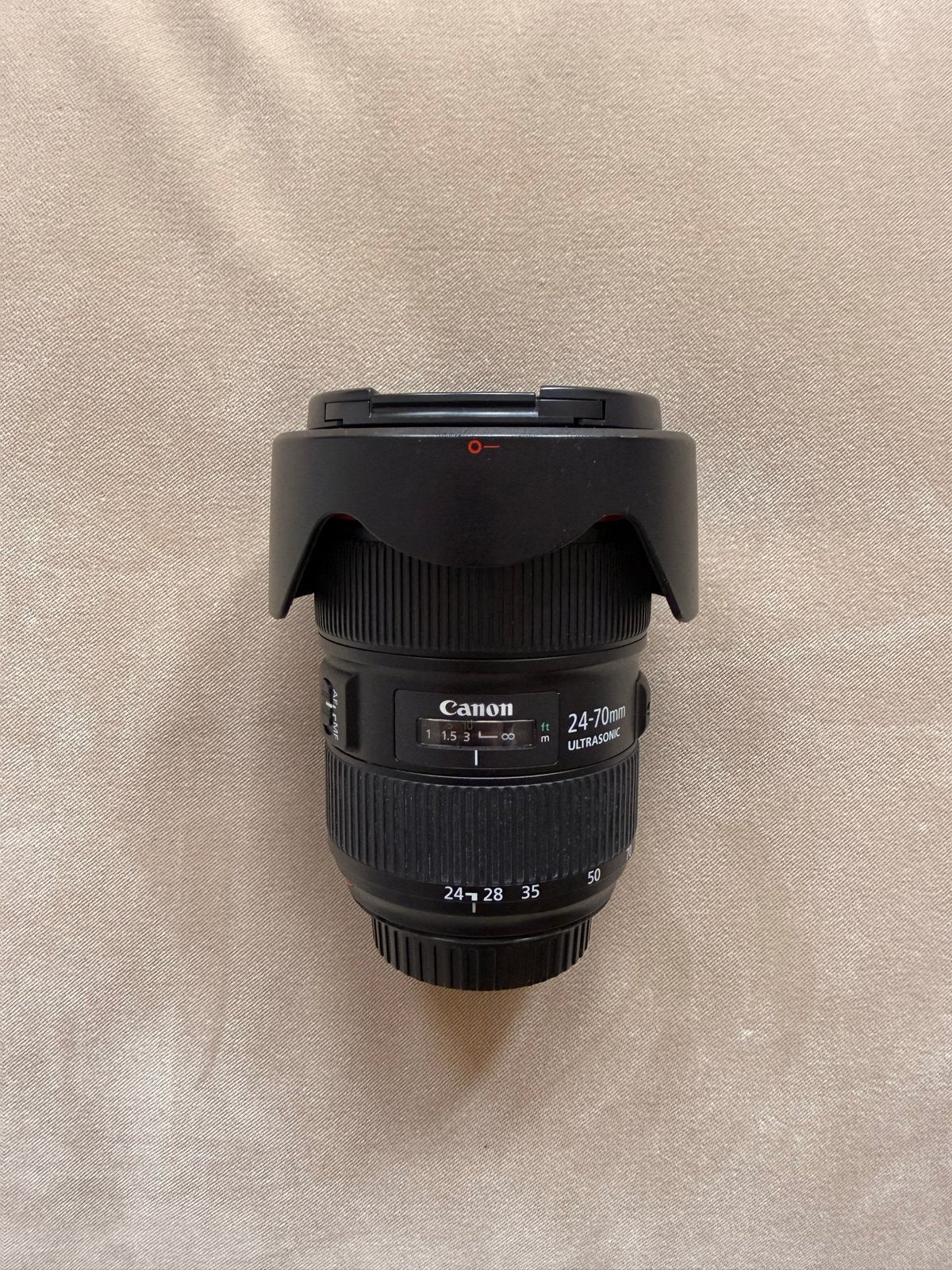 Canon EF 24-70mm f/2.8L II USM Lens, Audio, Tv en Foto, Ophalen, Canon, Autofocus, Zo goed als nieuw