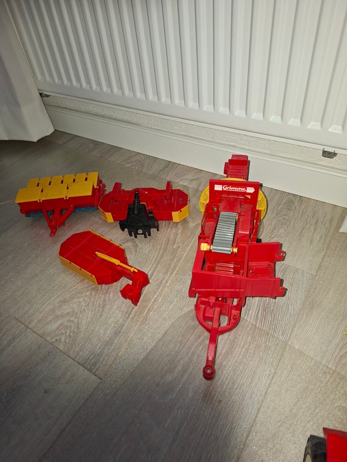 Grimme speelgoed landbouwmachines - rood/geel, Ophalen of Verzenden, Gebruikt, Jongen of Meisje