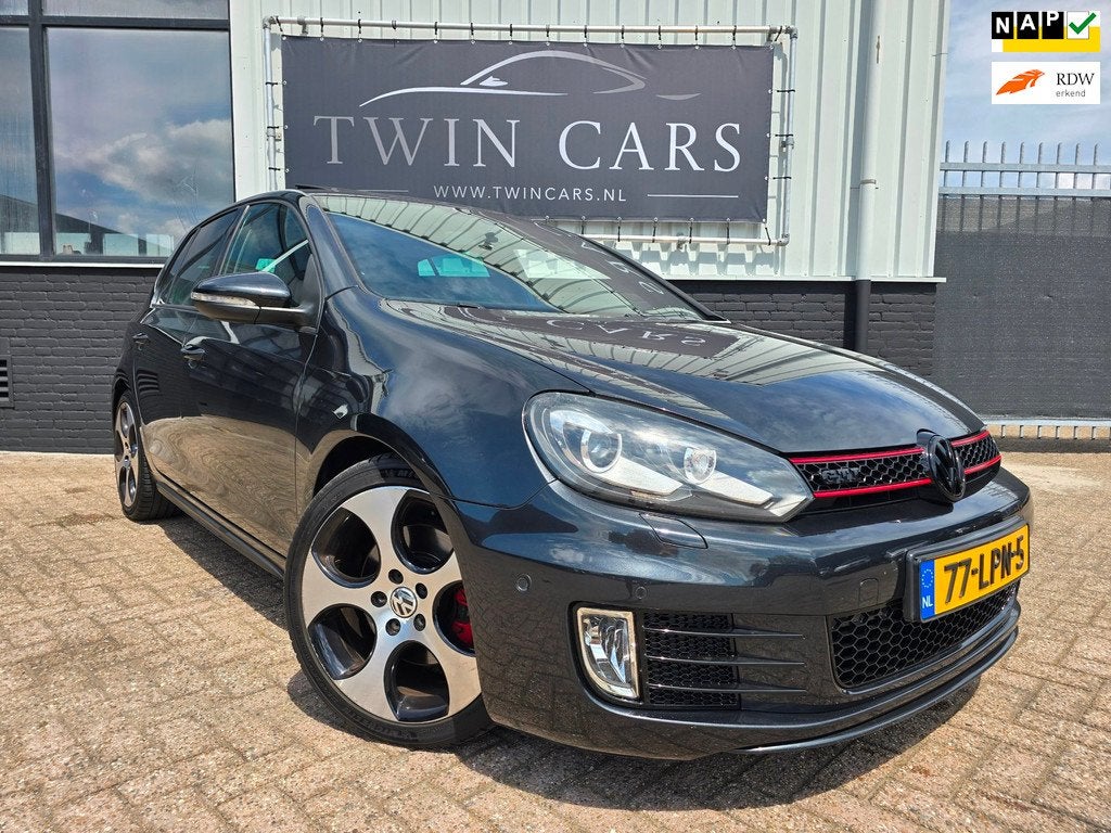 Volkswagen Golf 2.0 GTI DSG Schuifdak Leder Xenon Org NL, Auto's, Euro 5, Gebruikt, Zwart, 4 cilinders