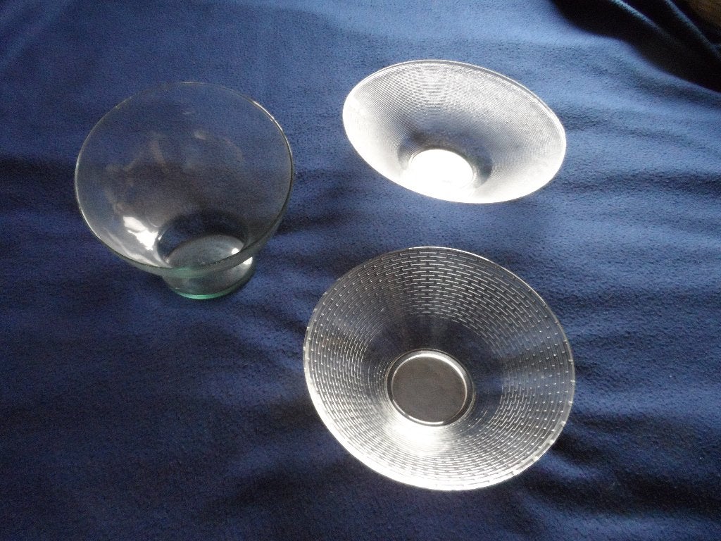 GLAZEN SCHALEN, Huis en Inrichting, Schaal, Rond, Ophalen of Verzenden, Glas
