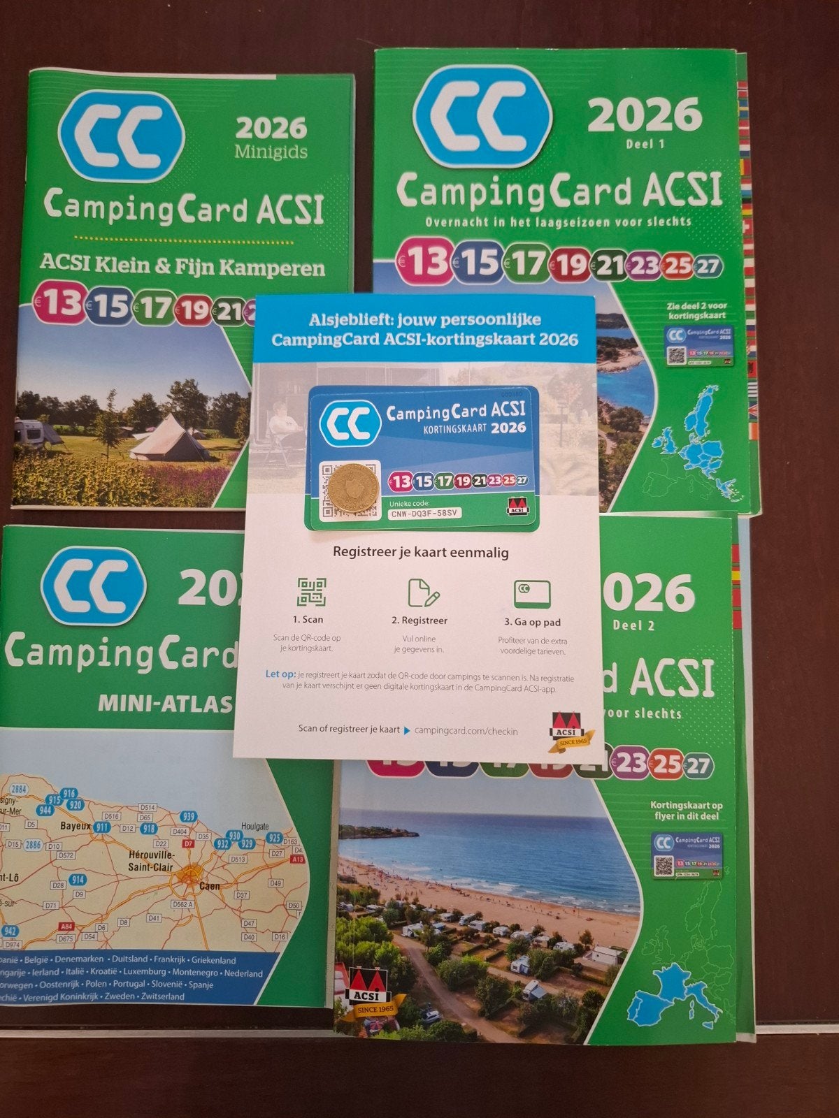 CampingCard ACSI 2026 - Complete Set, Ophalen of Verzenden, Nieuw