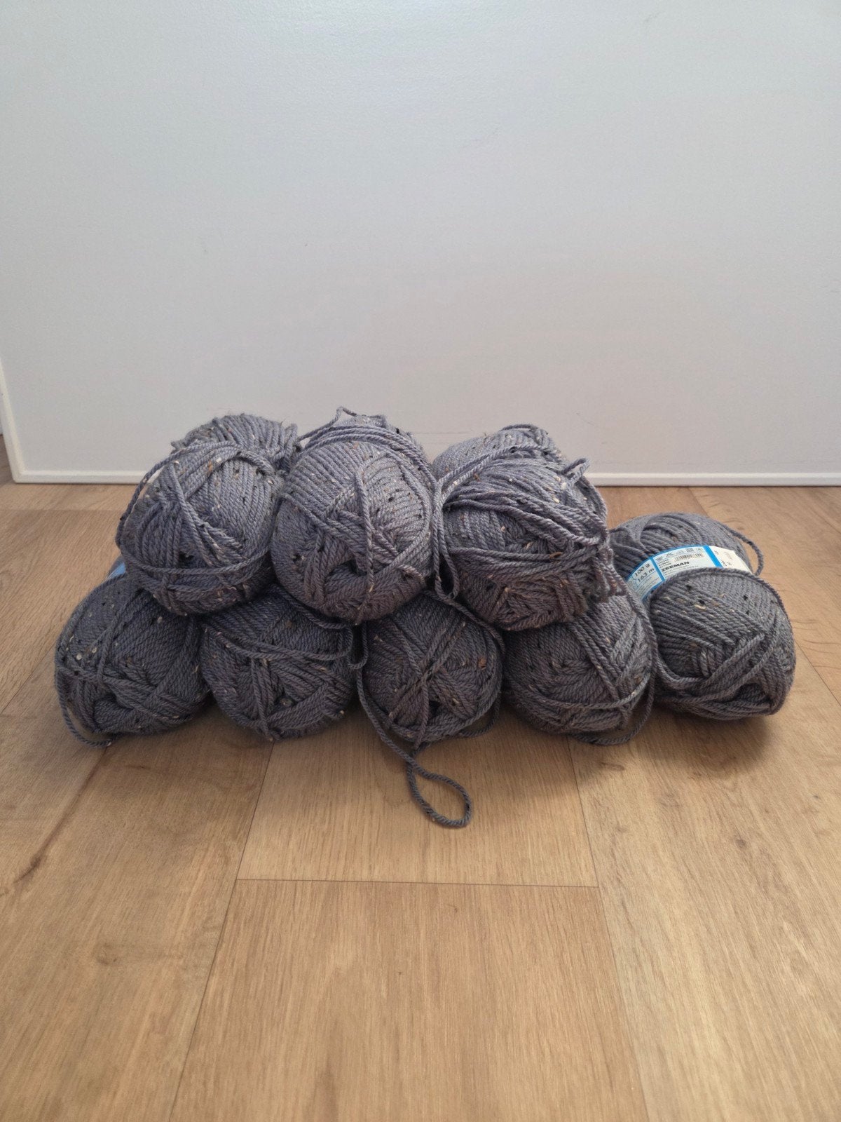 Zeeman Tweed Wol lichtblauw - 8 bollen, Ophalen of Verzenden, Nieuw, Breien of Haken, Wol of Garen
