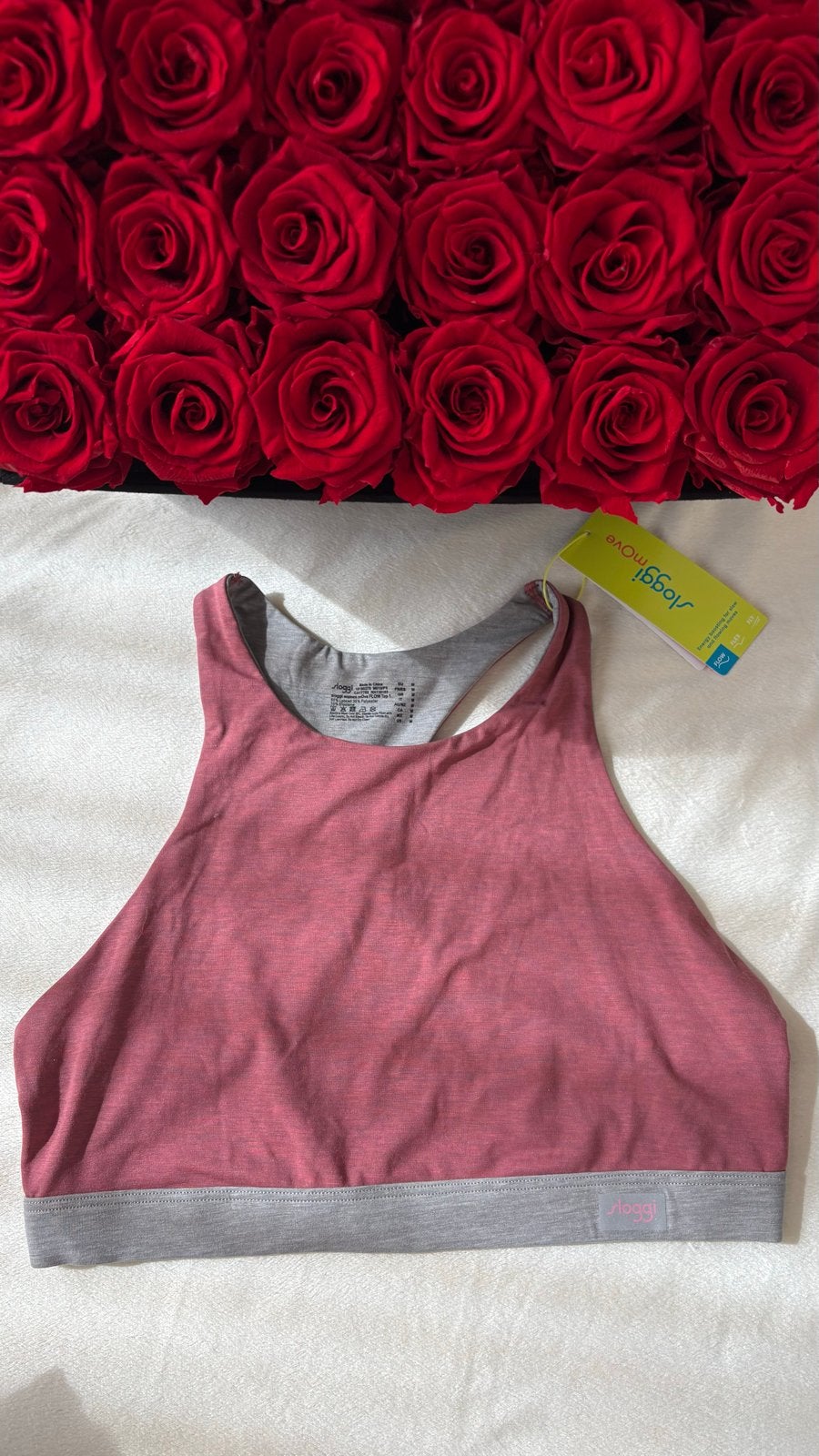 2x Sloggi Move Sporttop - Maat M, Kleding | Dames, Ondergoed en Lingerie, Verzenden, Roze, BH
