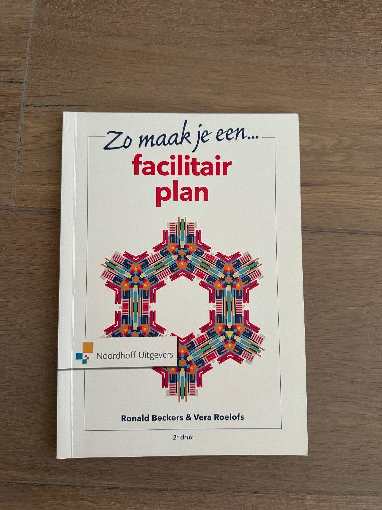 Zo maak je een Facilitair Plan, Boeken, Ophalen of Verzenden, Beta, Zo goed als nieuw, HBO