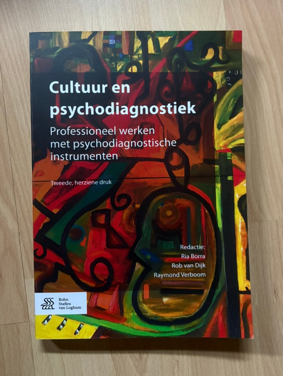 Cultuur en psychodiagnostiek, 2e herziende druk, Ophalen of Verzenden, Zo goed als nieuw