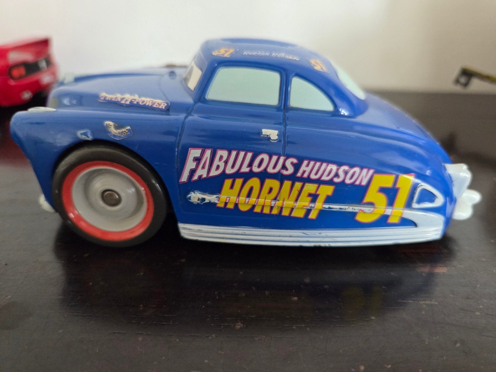 Disney Cars Fabulous Hudson Hornet speelgoedauto, Ophalen of Verzenden, Gebruikt