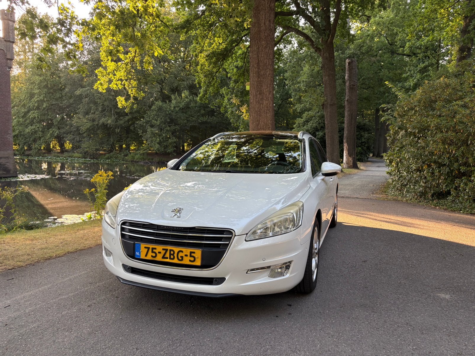 Peugeot 508 1.6 THP SW 2012 Wit, Auto's, Peugeot, Particulier, Airbags, Bluetooth, Centrale vergrendeling, Cruise Control, Dakrails