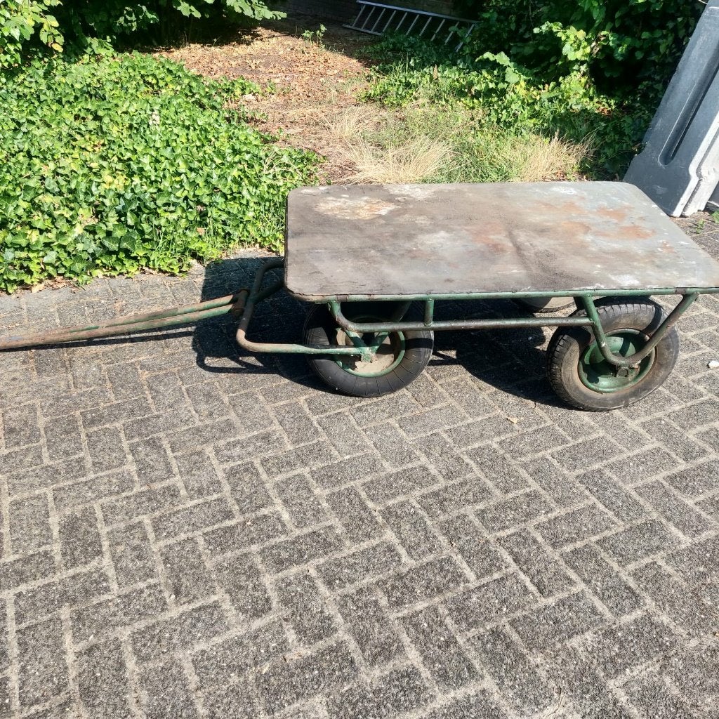 4 wielig transport kar, 100 liter of meer, Ophalen, Gebruikt, Transportkar