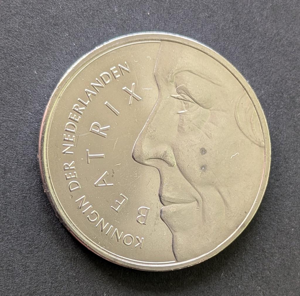 50 gulden munt Beatrix Claus 1966-1991, Postzegels en Munten, Munten | Nederland, Ophalen, Koningin Beatrix, Geboorte of Huwelijk