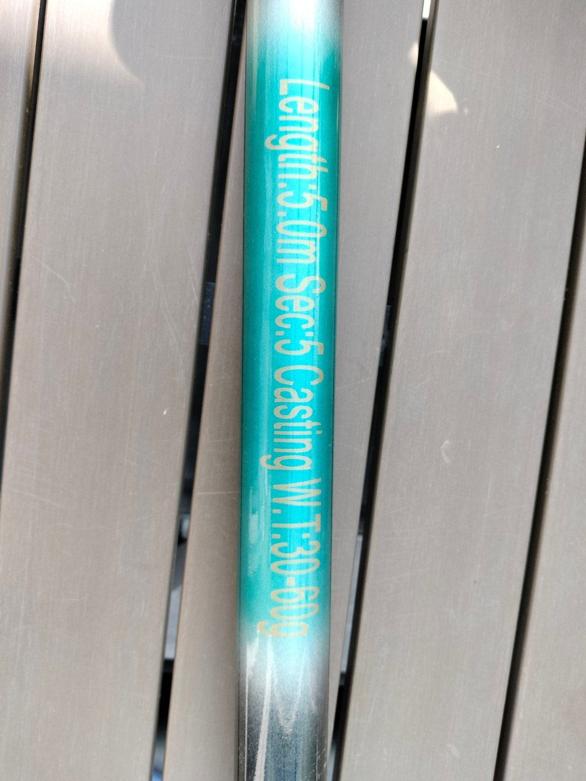 2x Telescoop Hengel 5.0m, Ophalen, Gebruikt, Vaste hengel