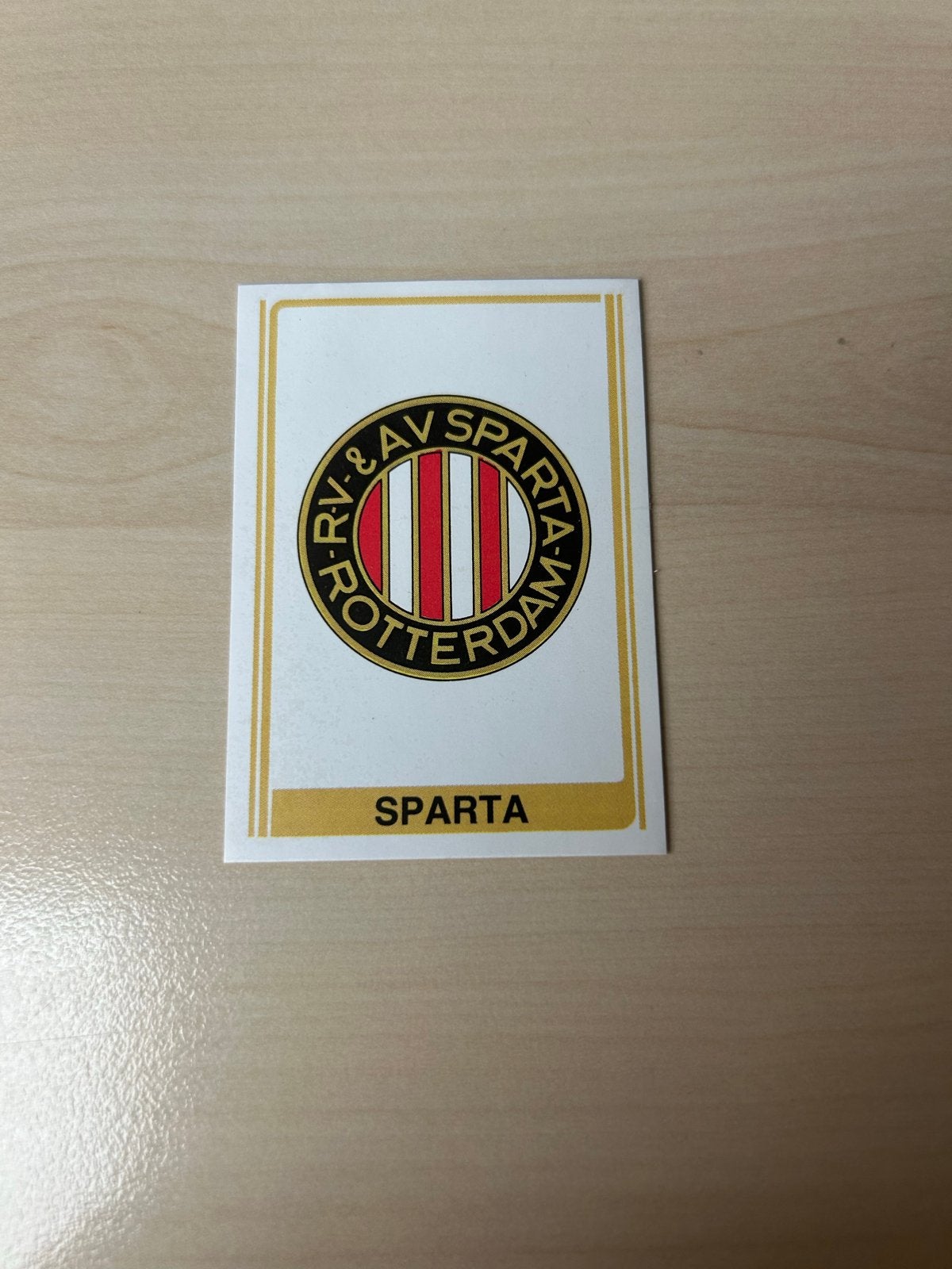 Panini Voetbal 79 Sparta Rotterdam Plaatje #217, Ophalen of Verzenden, Zo goed als nieuw, Sticker
