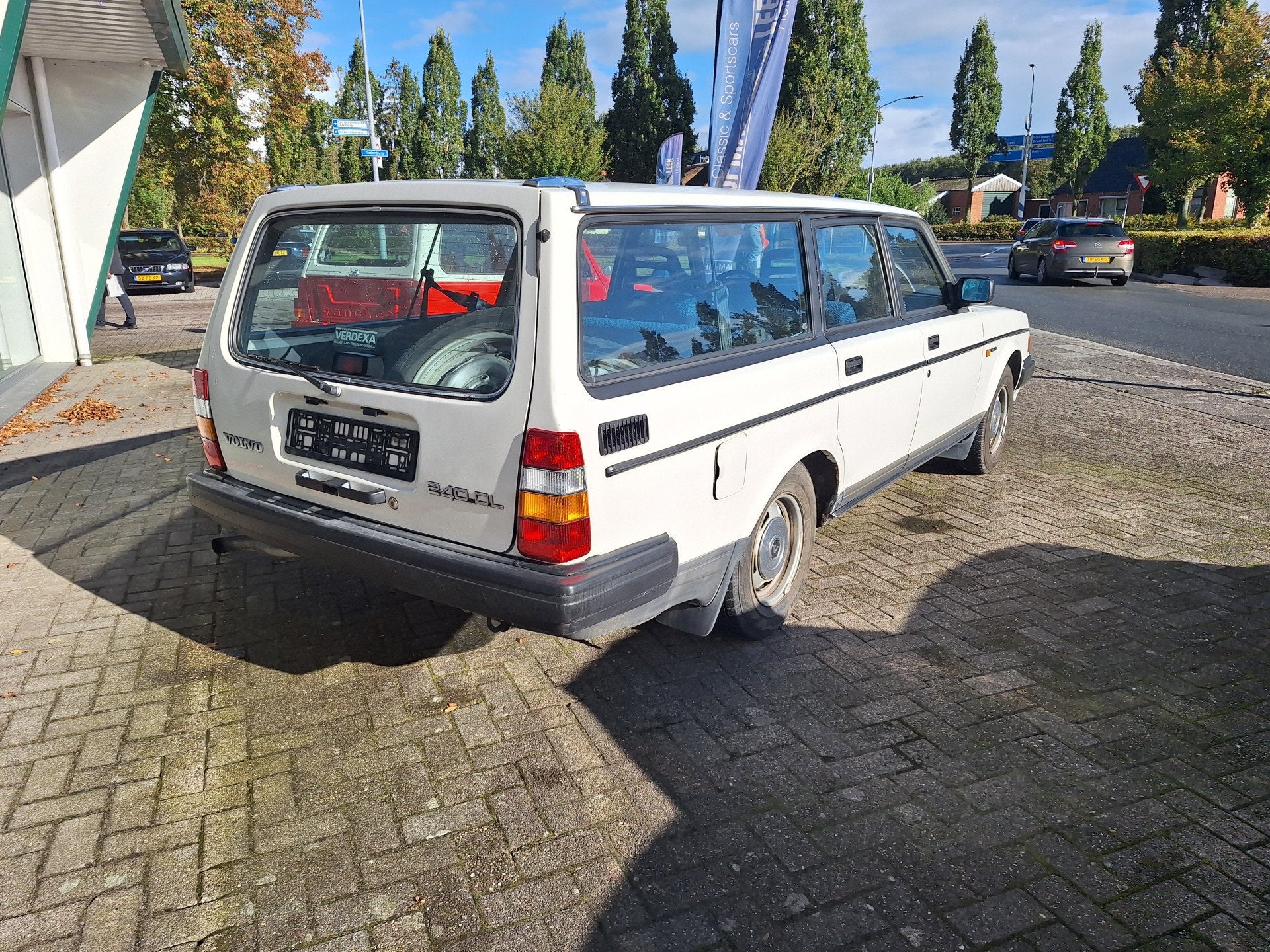 Volvo 240 2.3 GL 5 bak (bj 1986), Auto's, Gebruikt, 4 cilinders, 116 pk, Wit