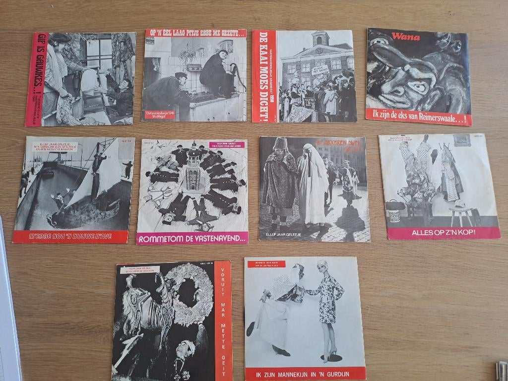 Singles krabbegat vastenavond, Voor 1960, Single, Ophalen of Verzenden, Zo goed als nieuw