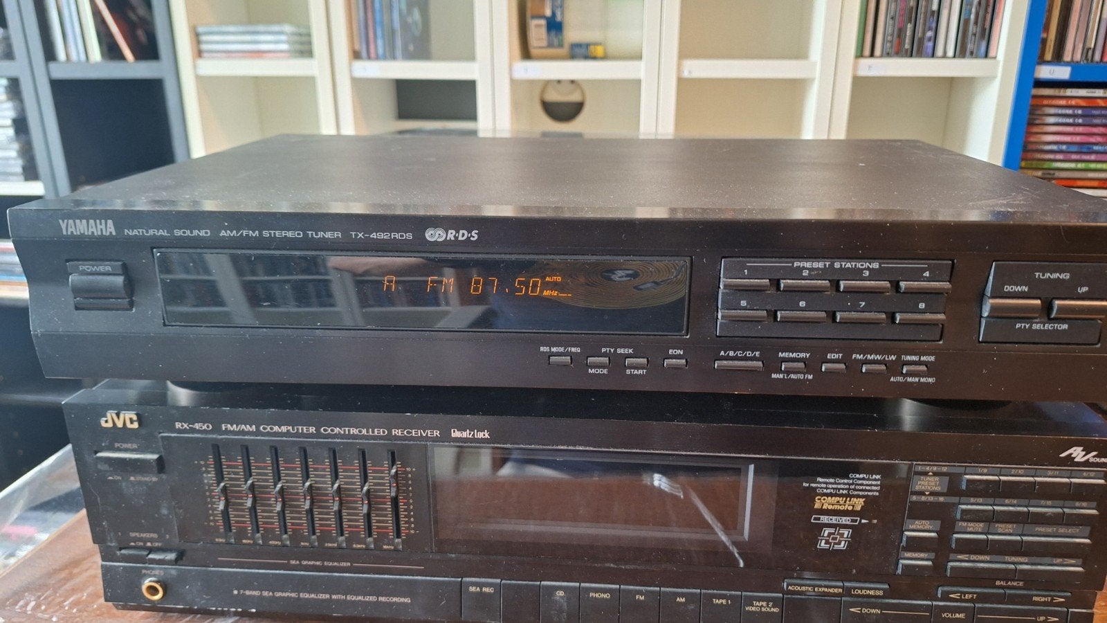 Yamaha TX-492RDS AM/FM Stereo Tuner, Audio, Tv en Foto, Ophalen of Verzenden, Gebruikt, Analoog