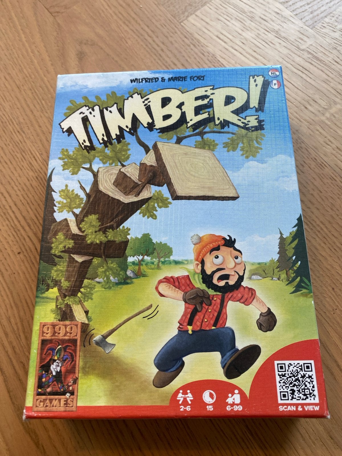 Timber! Leuk familiespel, Drie of vier spelers, Ophalen of Verzenden, Gebruikt