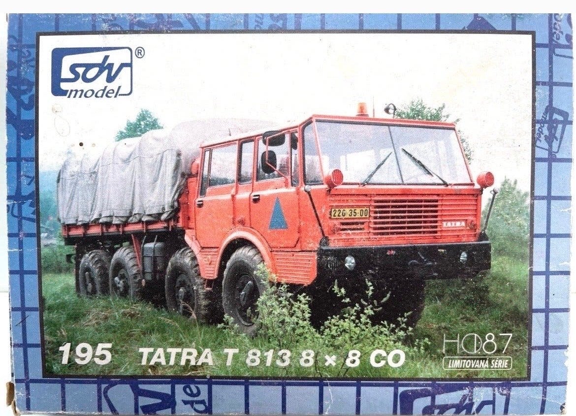 SDV Model 195 Tatra T 813 8x8 CO - Schaalmodel Kit, Overige merken, 1:50 of kleiner, Nieuw, Ophalen of Verzenden