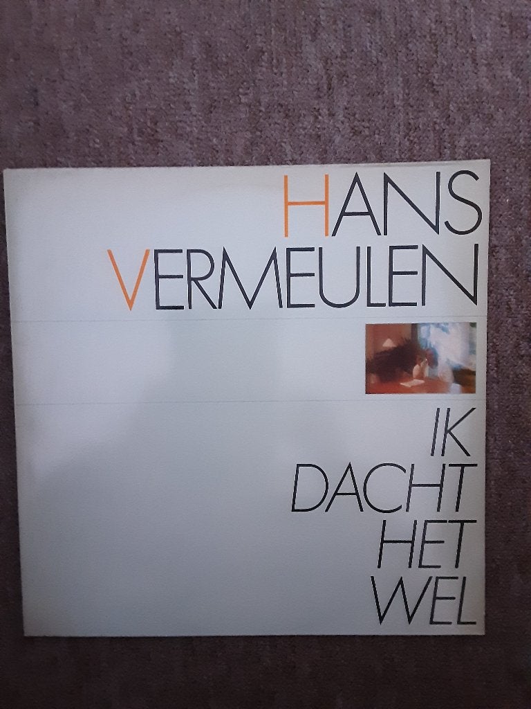vinyl lp Hans Vermeulen ik dacht het wel, LP, Gebruikt, Pop, Originele persing