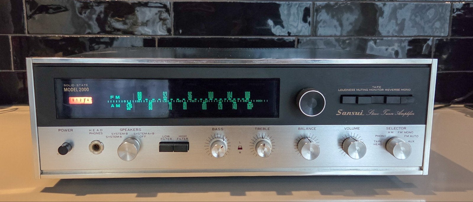 Sansui model 2000 recent geserviced!!, Zo goed als nieuw, Ophalen, Overige merken, Minder dan 60 watt
