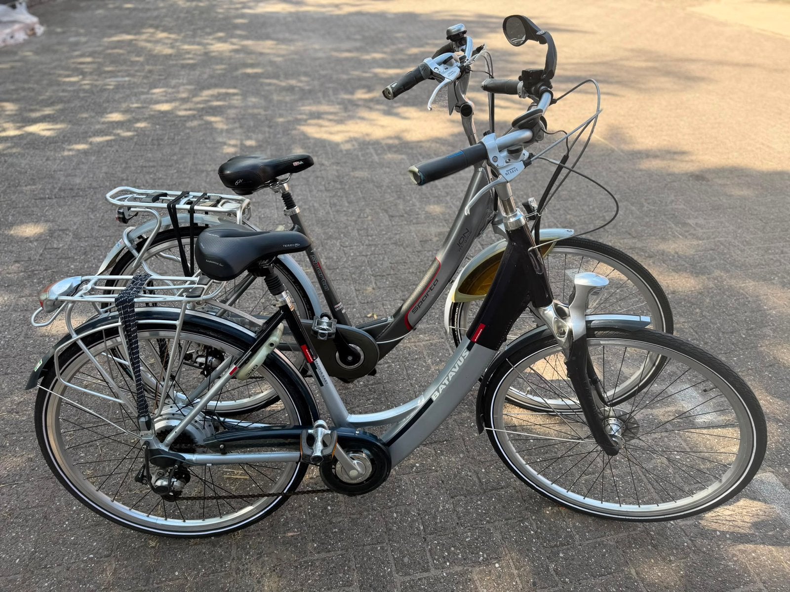 Set Electrische sparta fietsen, Ophalen, Sparta, Versnellingen, Zo goed als nieuw