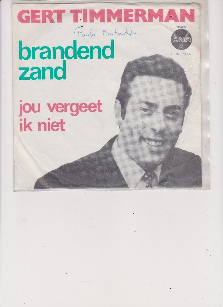 gert timmerman, Ophalen of Verzenden, Zo goed als nieuw, 7 inch, Levenslied of Smartlap