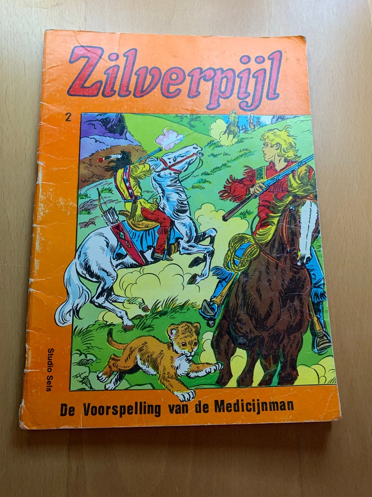 Zilverpijl 2: De Voorspelling van de Medicijnman, Boeken, Stripboeken, Eén stripboek, Ophalen of Verzenden, Gelezen