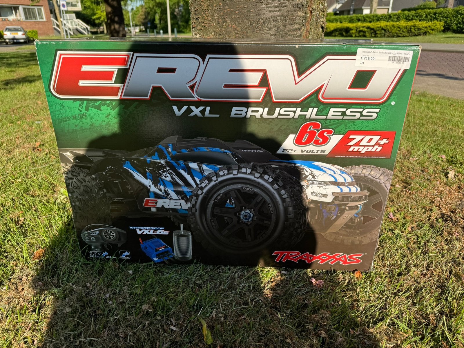 TRAXXAS E-REVO 2.0 | 4x4 | 6S | VXL Brushless | 1:8, Elektro, Auto offroad, Ophalen of Verzenden, Zo goed als nieuw