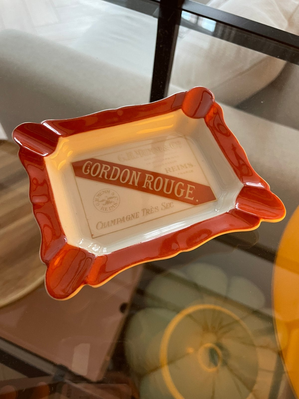 Vintage Gordon Rouge Asbak, Ophalen of Verzenden