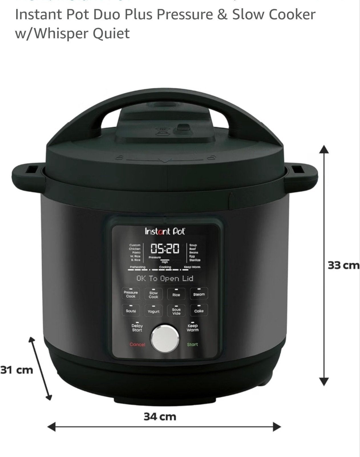 Instant Pot Duo Plus: Snelkookpan & Slowcooker (nieuw), Ophalen