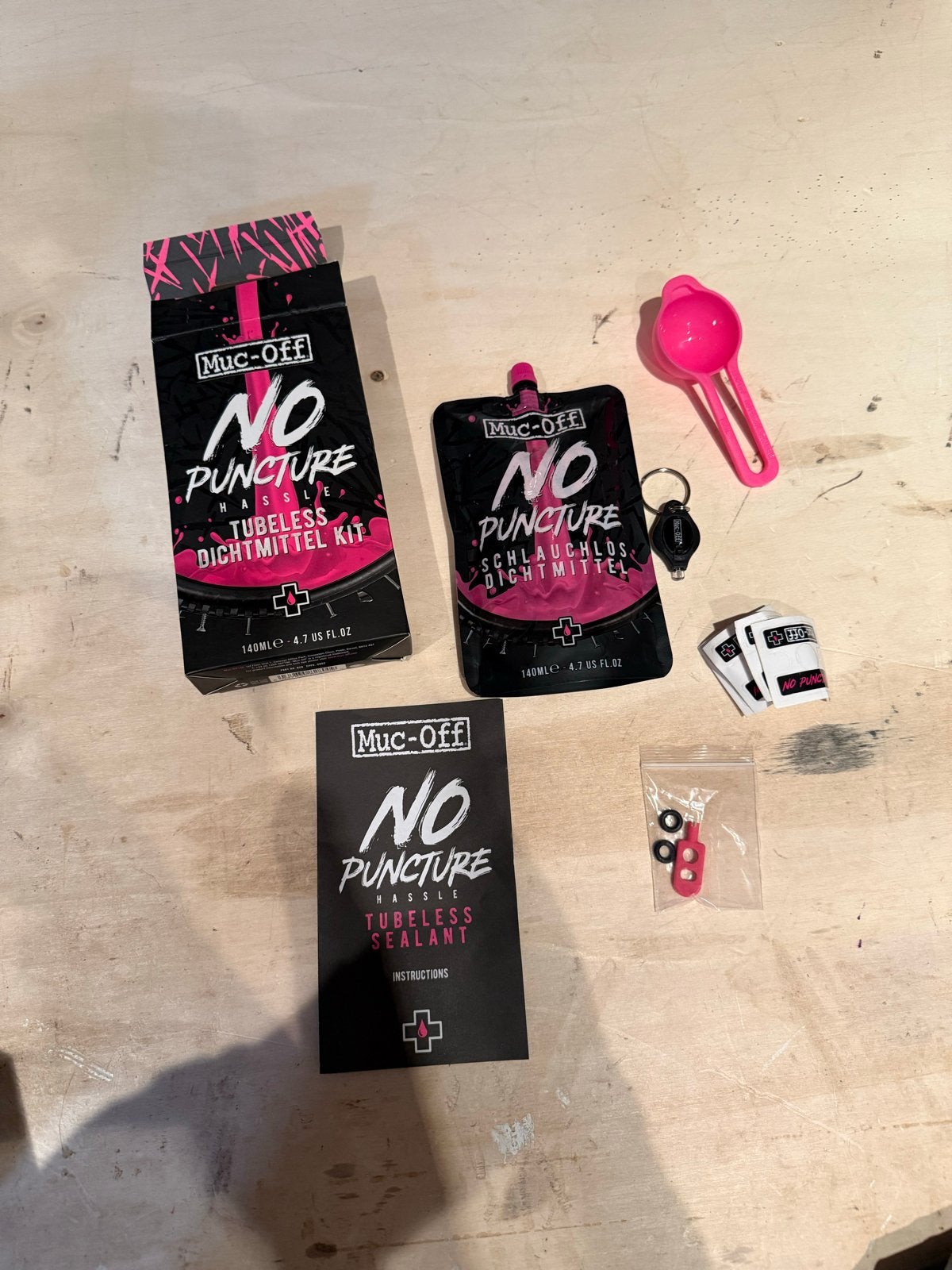 Muc-Off Tubeless Reparatie Set met UV Lampje, Ophalen, Overige typen, Mountainbike, Nieuw