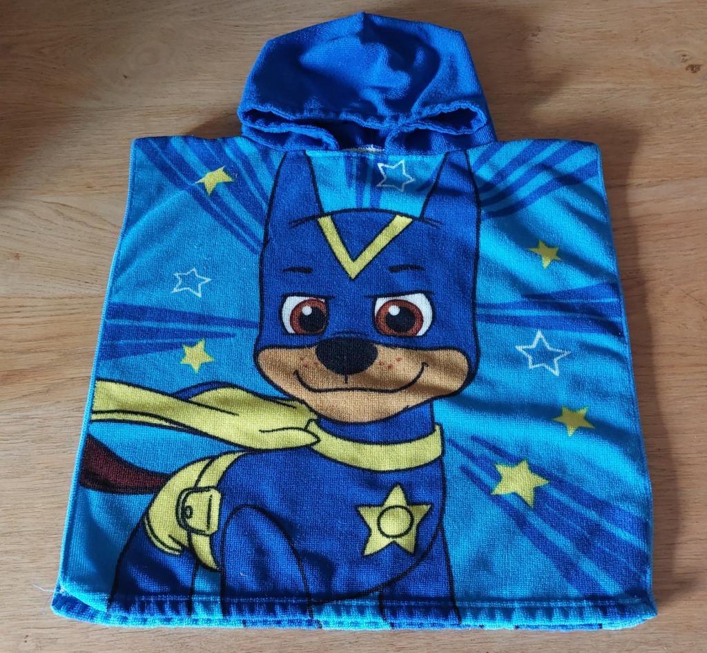 Paw Patrol Chase poncho, Ophalen, Jongen of Meisje, One size, Zo goed als nieuw